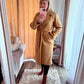 Wool coat in CAMEL ♡