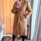 Wool coat in CAMEL ♡