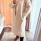 Wool coat in BEIGE ♡