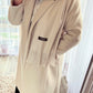 Wool coat in BEIGE ♡