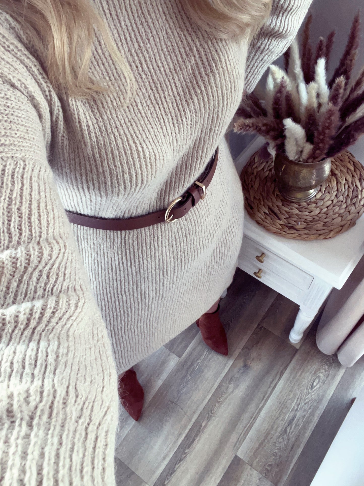 Wool blend knit dress ♡