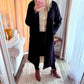 Wool coat in BLACK ♡