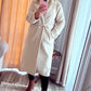 Wool coat in BEIGE ♡