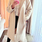 Wool coat in BEIGE ♡